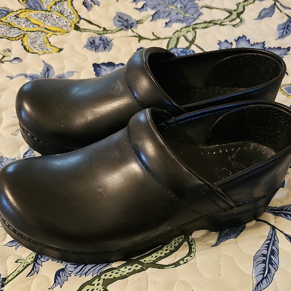 Dansko Black Slip-On Shoes